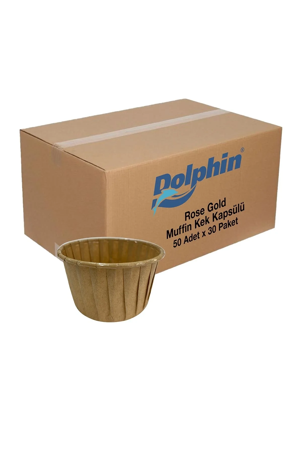 Dolphin Muffin-Kek Kapsülü Kraft 50 Adet x 30 Paket-Koli