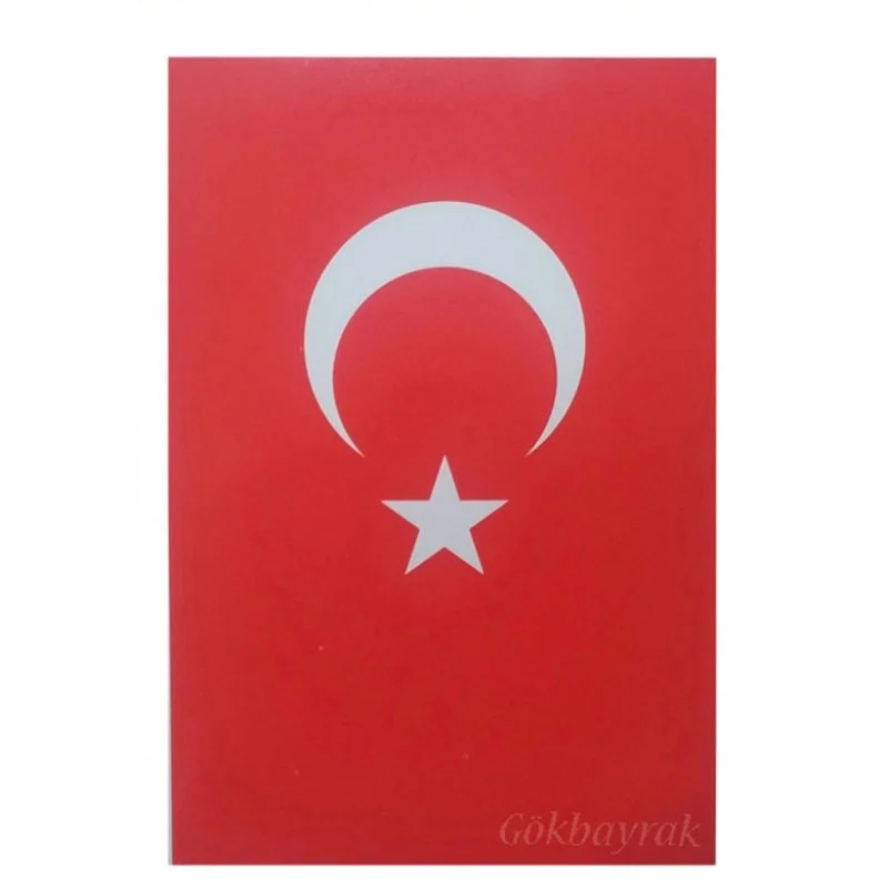 Laser Sticker Bayrak 25x35 cm