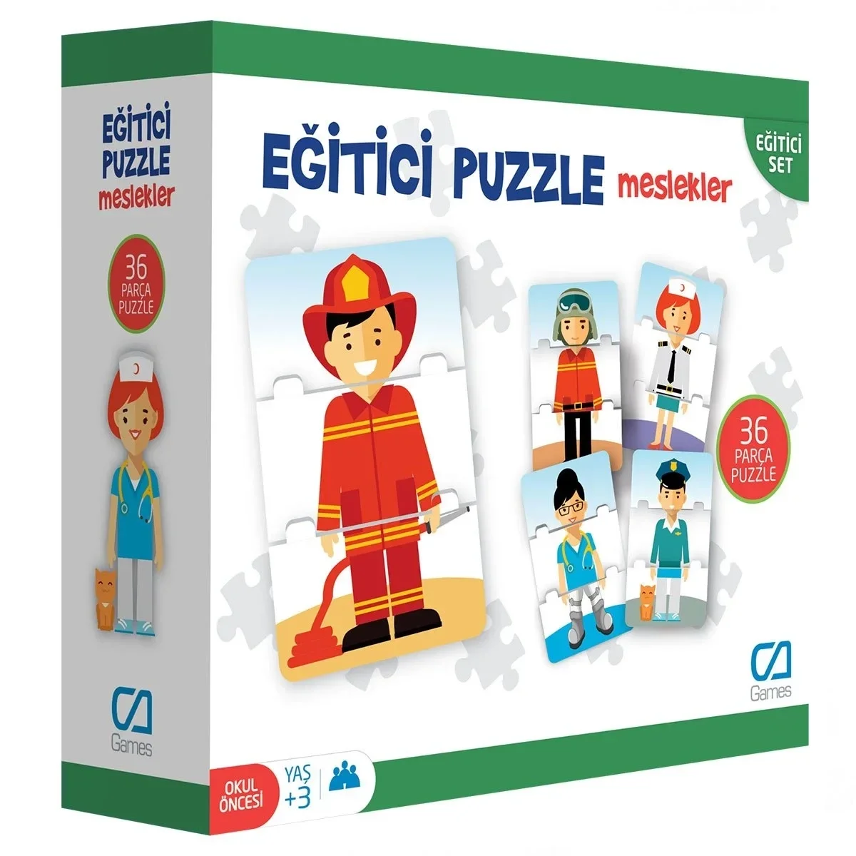 Eğitici Puzzle Meslekler Eğitici Set