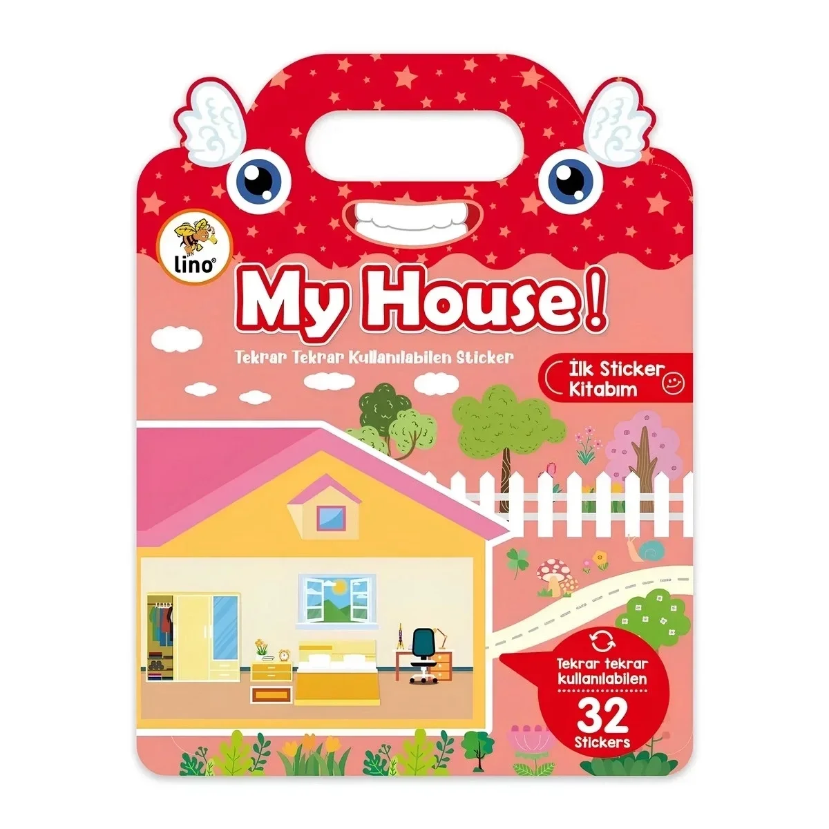 Tekrar Tekrar Kullanılabilen İlk Sticker Kitabım My House