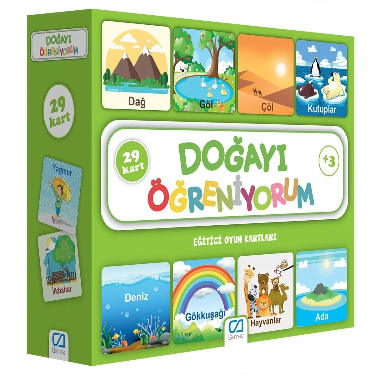 Doğayı Öğreniyorum Eğitici Oyun Kartları