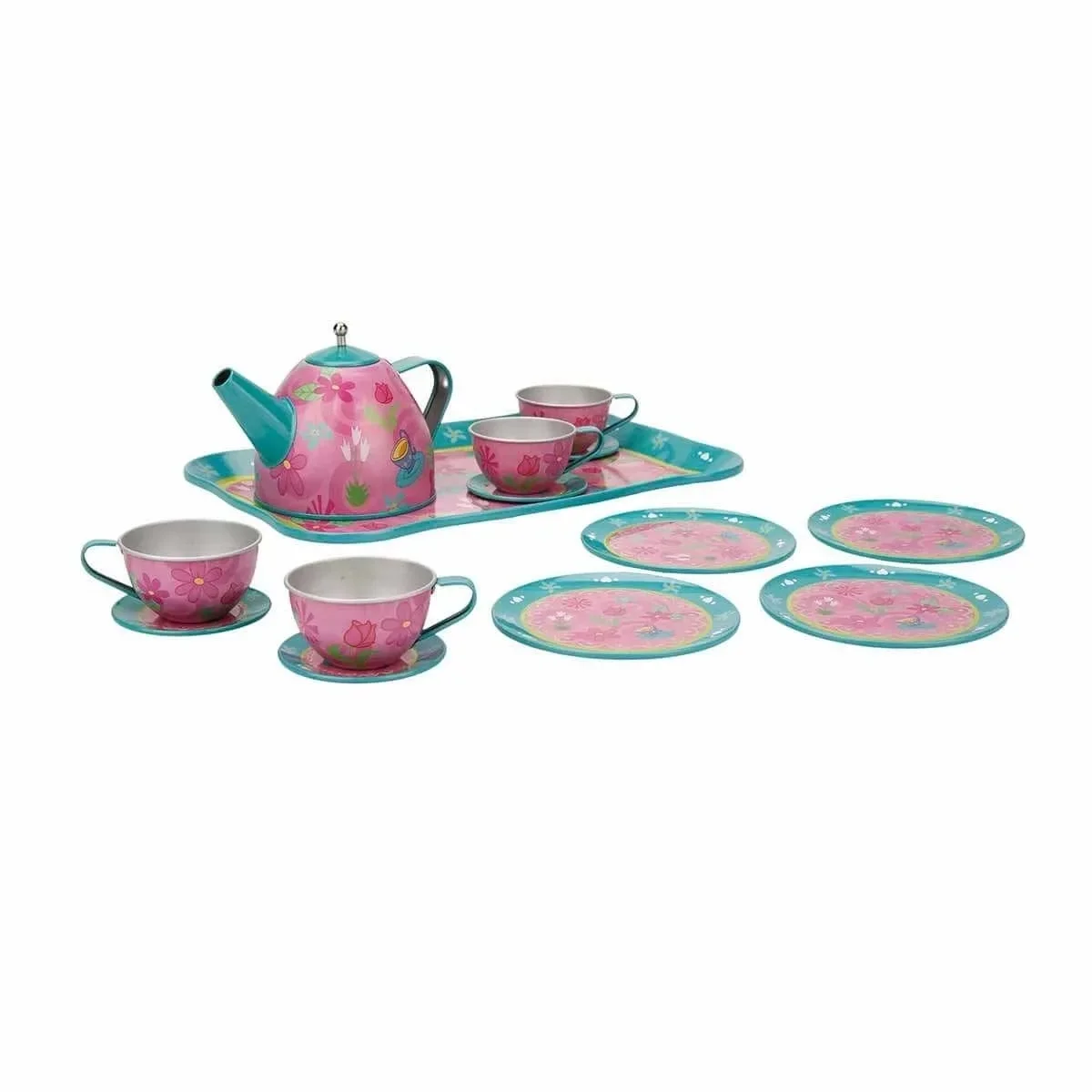 Metal Çay Takımı 15 Parça