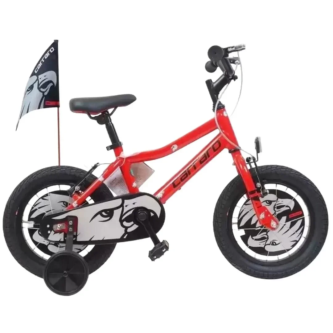 Carraro Red Eagle 16 Jant Alüminyum Çocuk Bisikleti Kırmızı-Siyah-Gümüş