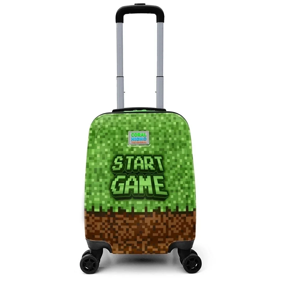 Coral High Minecraft Desenli Valiz
