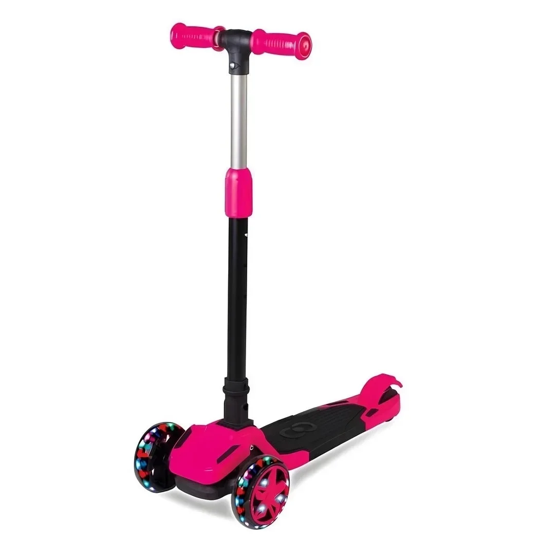 Cool Wheels Tulpar Işıklı Katlanabilir Scooter Pembe