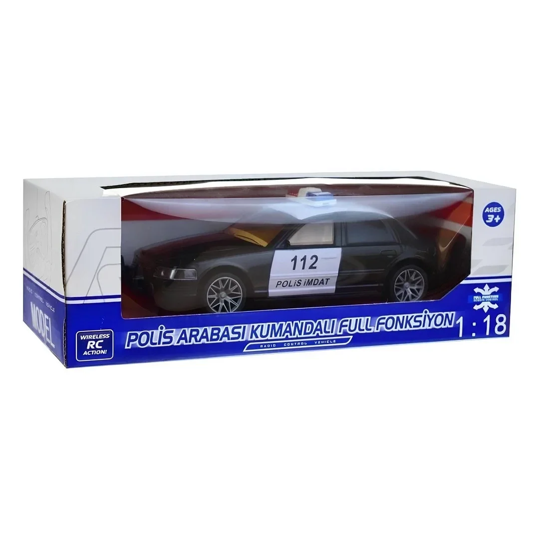 Uzaktan Kumandalı Pilli Polis Aracı