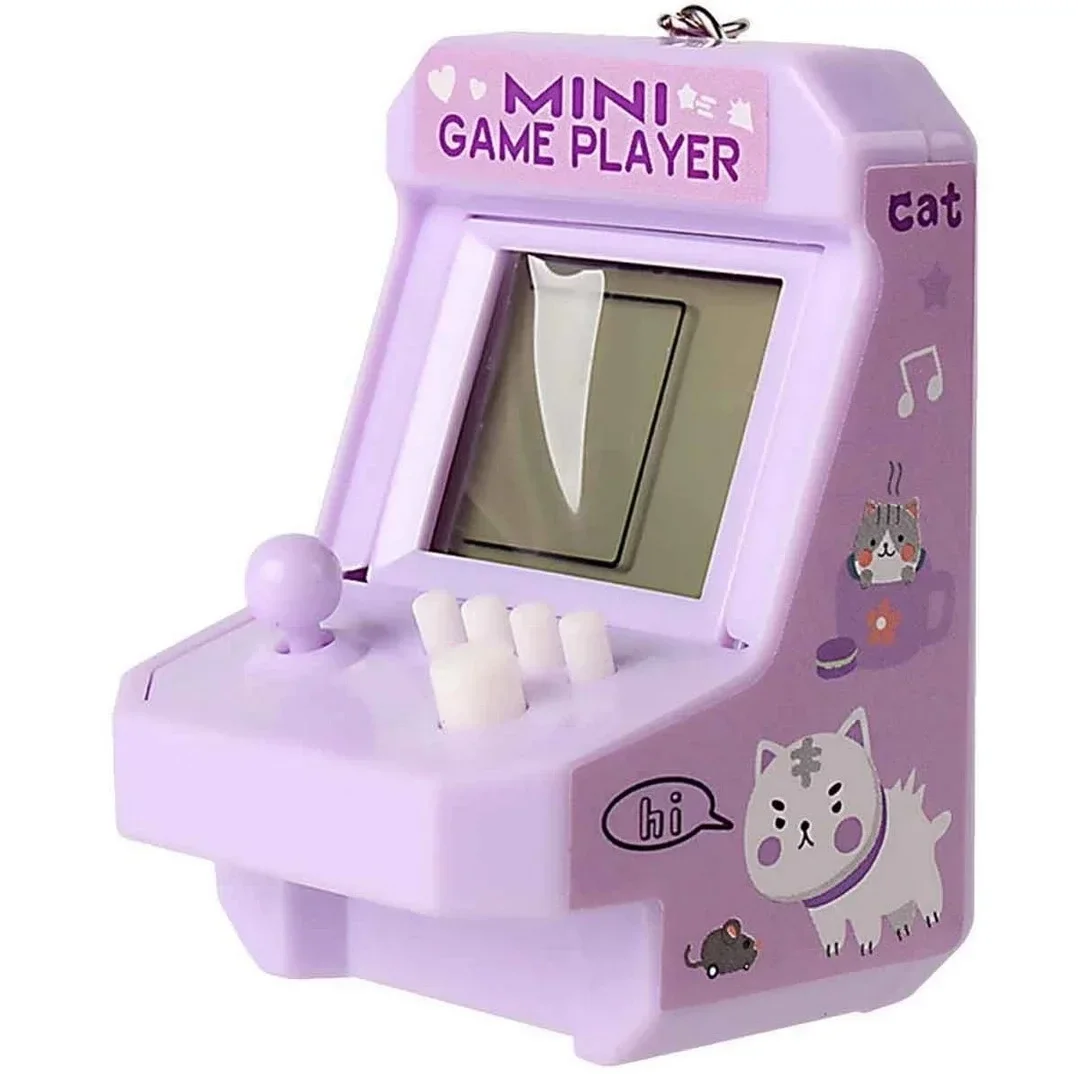Mini Oyun Konsolu 23 Oyun Modlu Tetris Anahtarlık