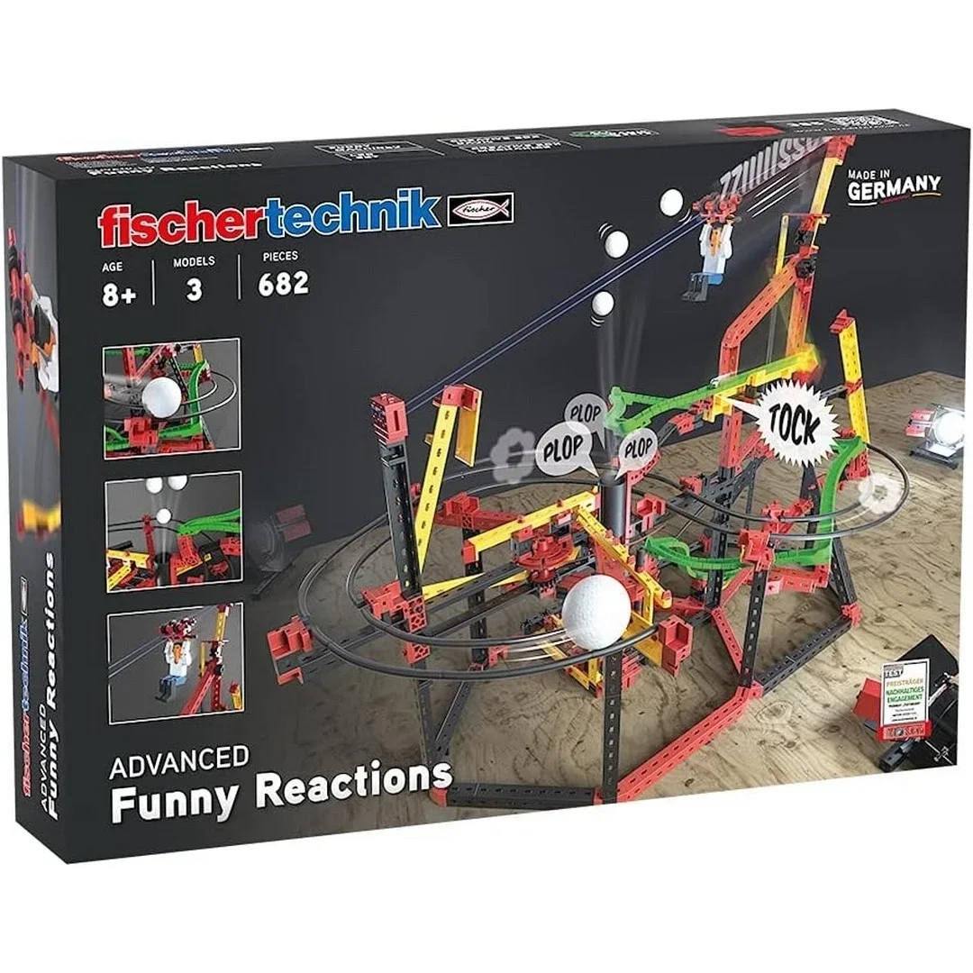Fischertechnik Komik Tepkiler Yapım Oyuncağı 682 Parça
