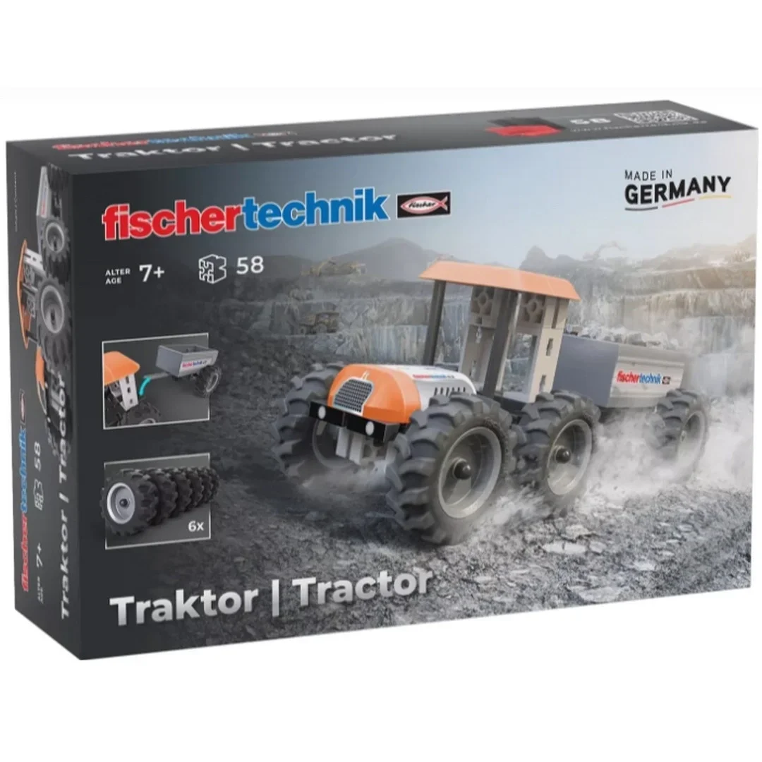 Fischertechnik Traktör Yapım Oyuncağı 58 Parça