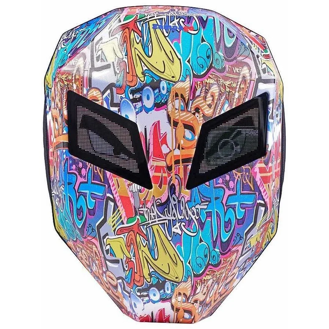 Zampago Led Göz Maskeli Grafiti Akıllı Sırt Çantası