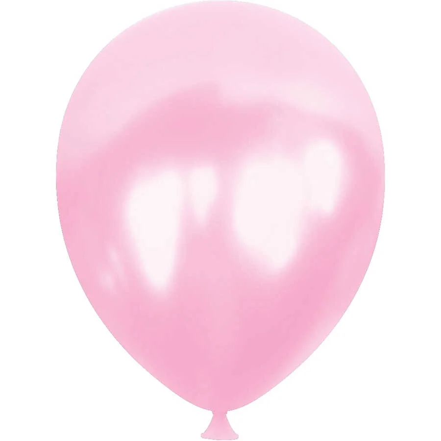 Açık Pembe Pako Metalik Balon 12"