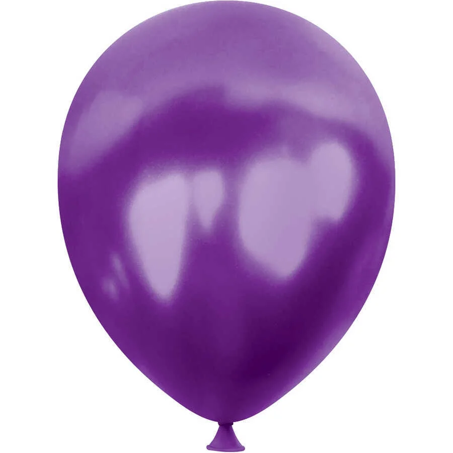 Mor Metalik Balon 5"
