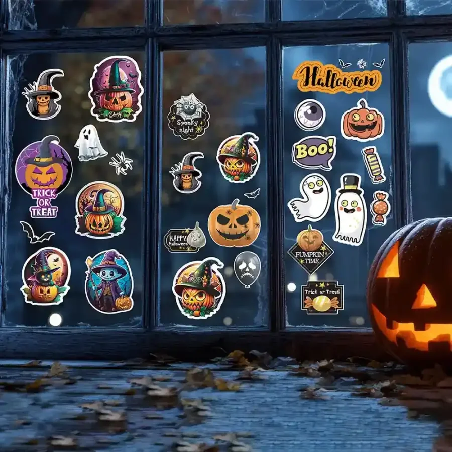 Halloween Temalı Sticker Seti 2'li