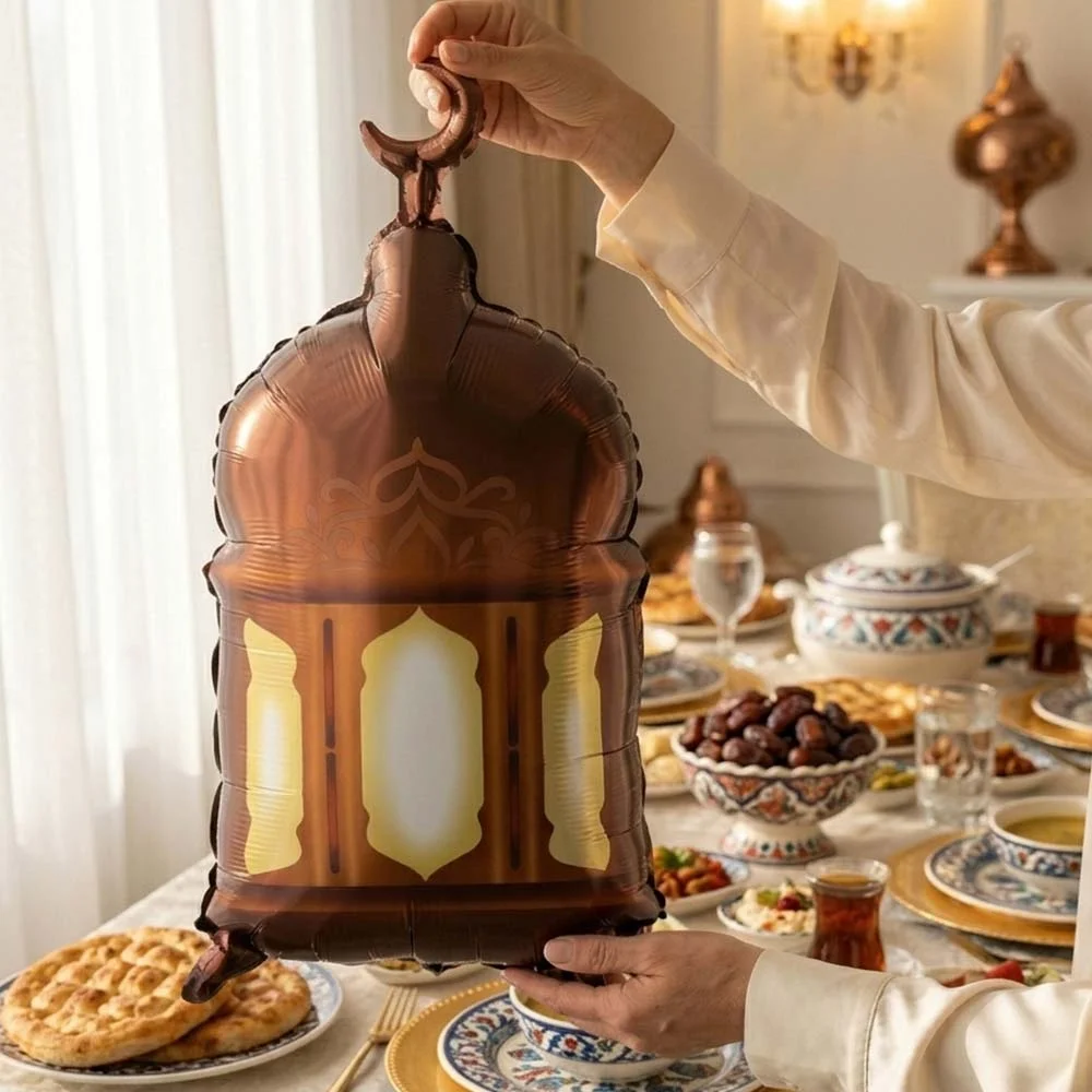 Ramazan Feneri Şekilli Dekoratif Folyo Balon